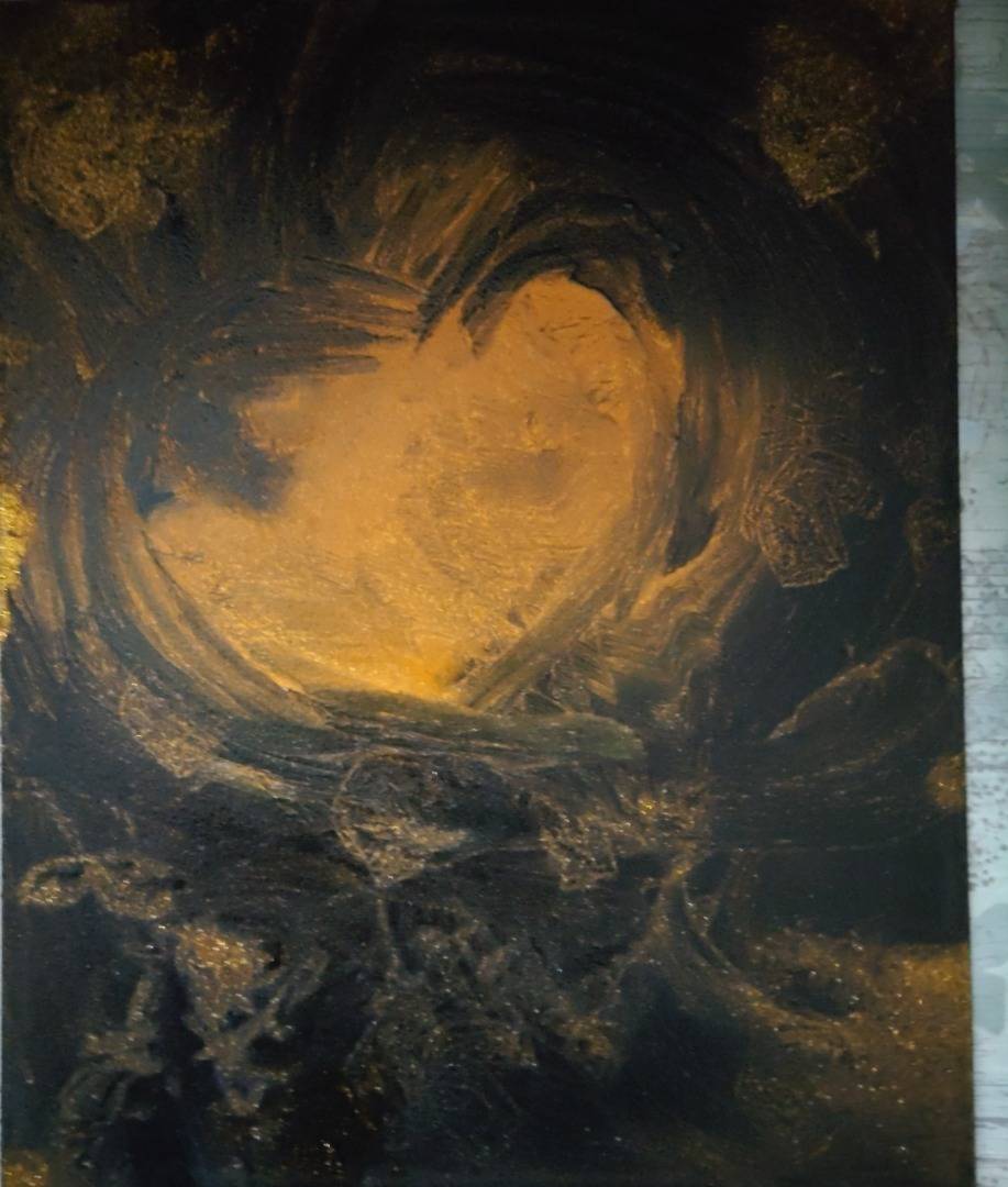 821-_flamme sacrée 24X30 - 12€