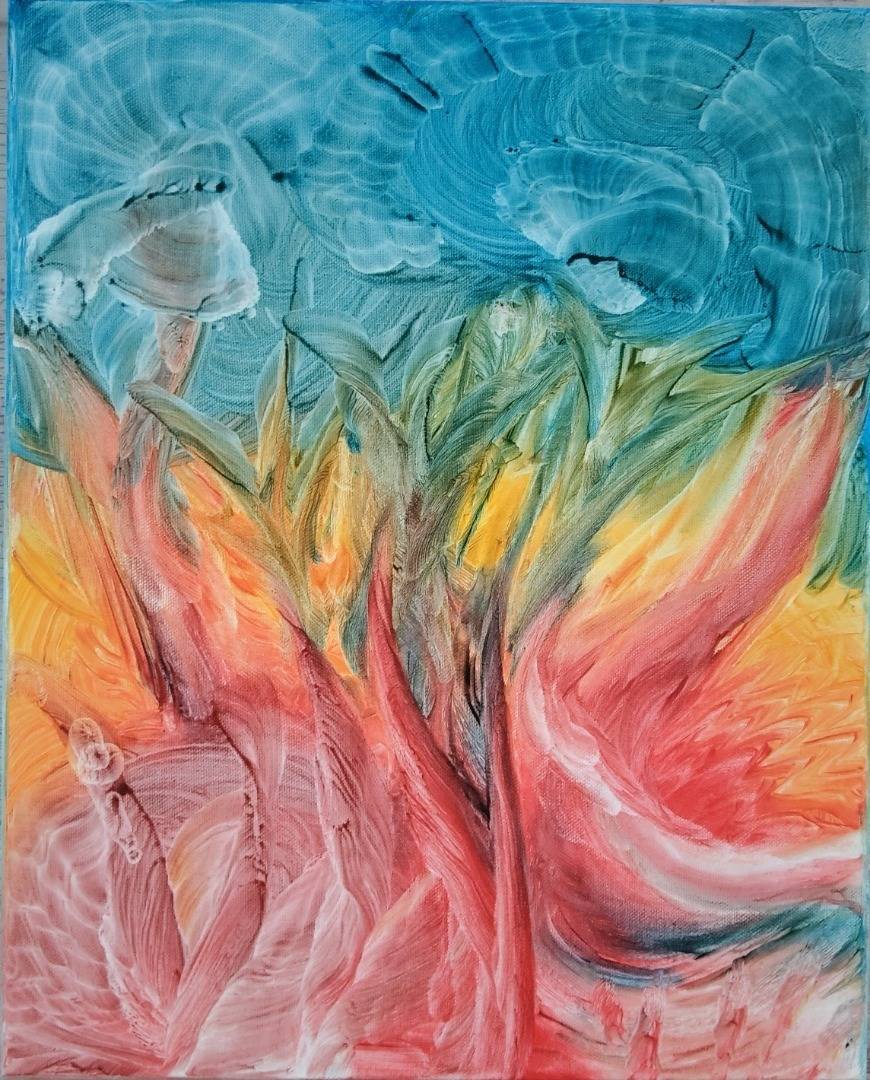 787 danse des couleurs en 41x33-60€