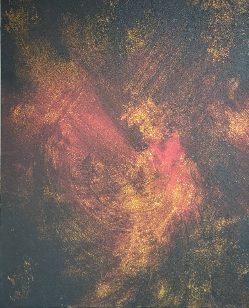 824 COEUR ARDENT LUEUR INTERIEURE 24X30 12€
